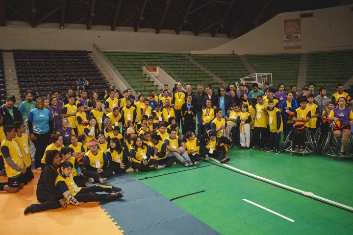 Participantes da segunda edição do Festival Paralímpico