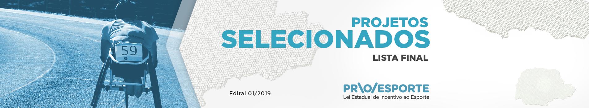 PROESPORTE - Projetos Selecionados