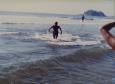Viva o verão, banhista no mar, 1986