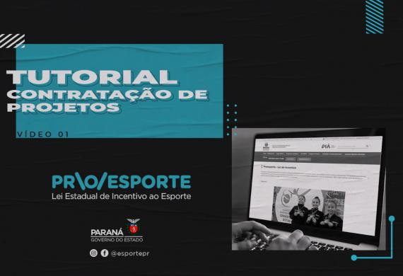 TUTORIAL PROESPORTE: contratação para os proponentes do Edital 2019 