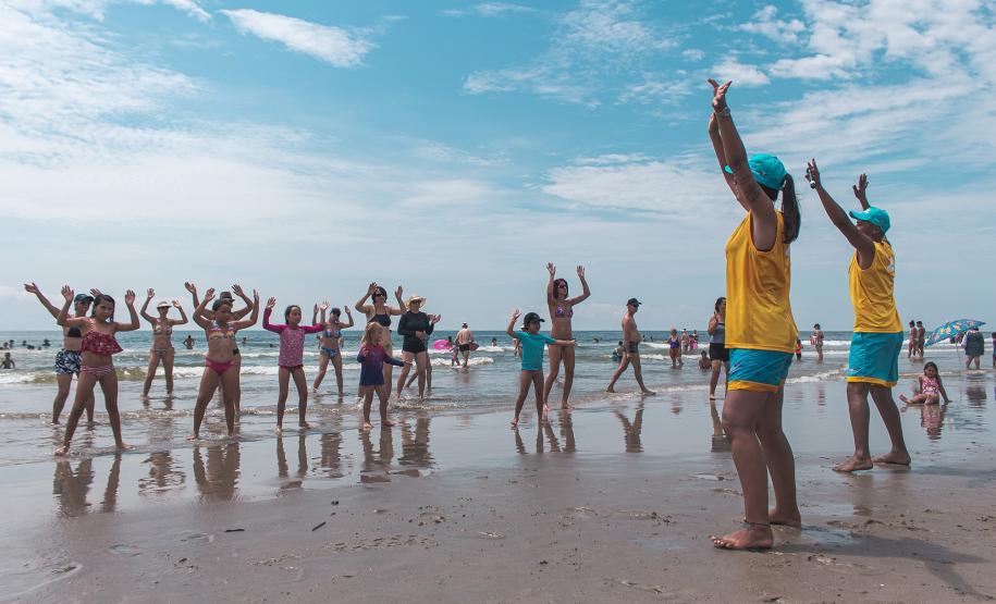 aula na beira da praia