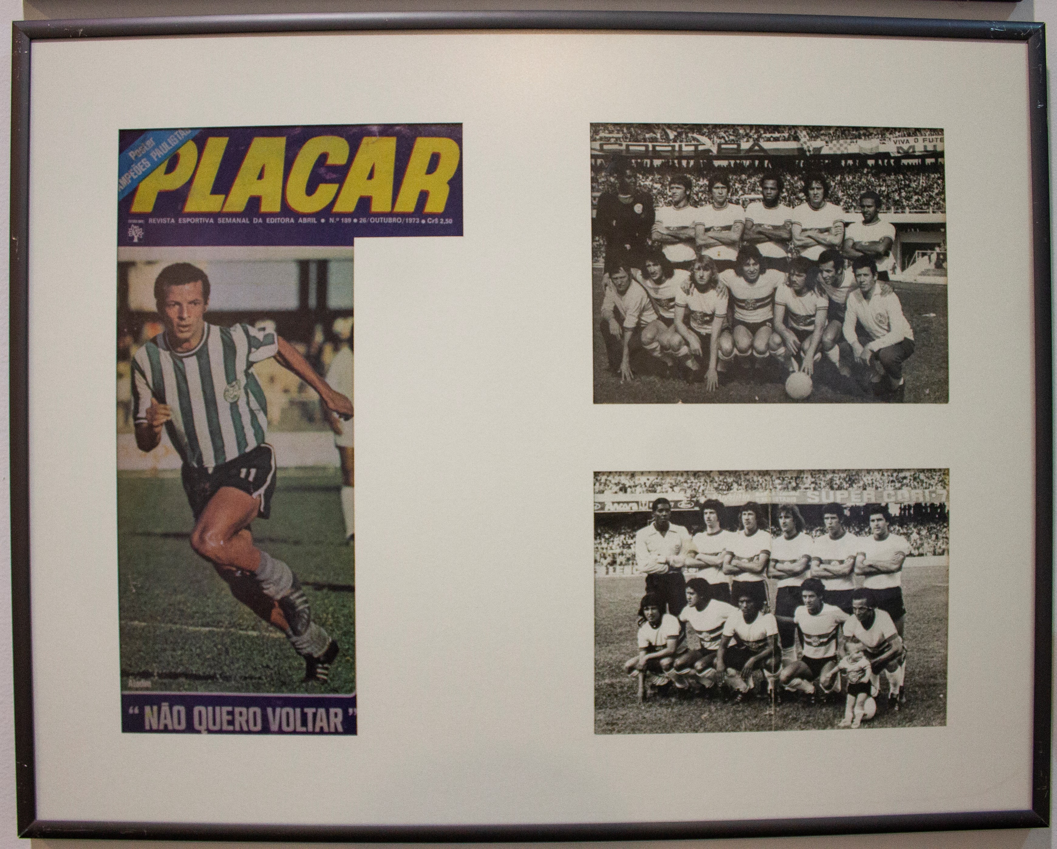 Aladim - Revista Placar, 1973; Time do Coritiba, 1974; Time do Coritiba, 1976.