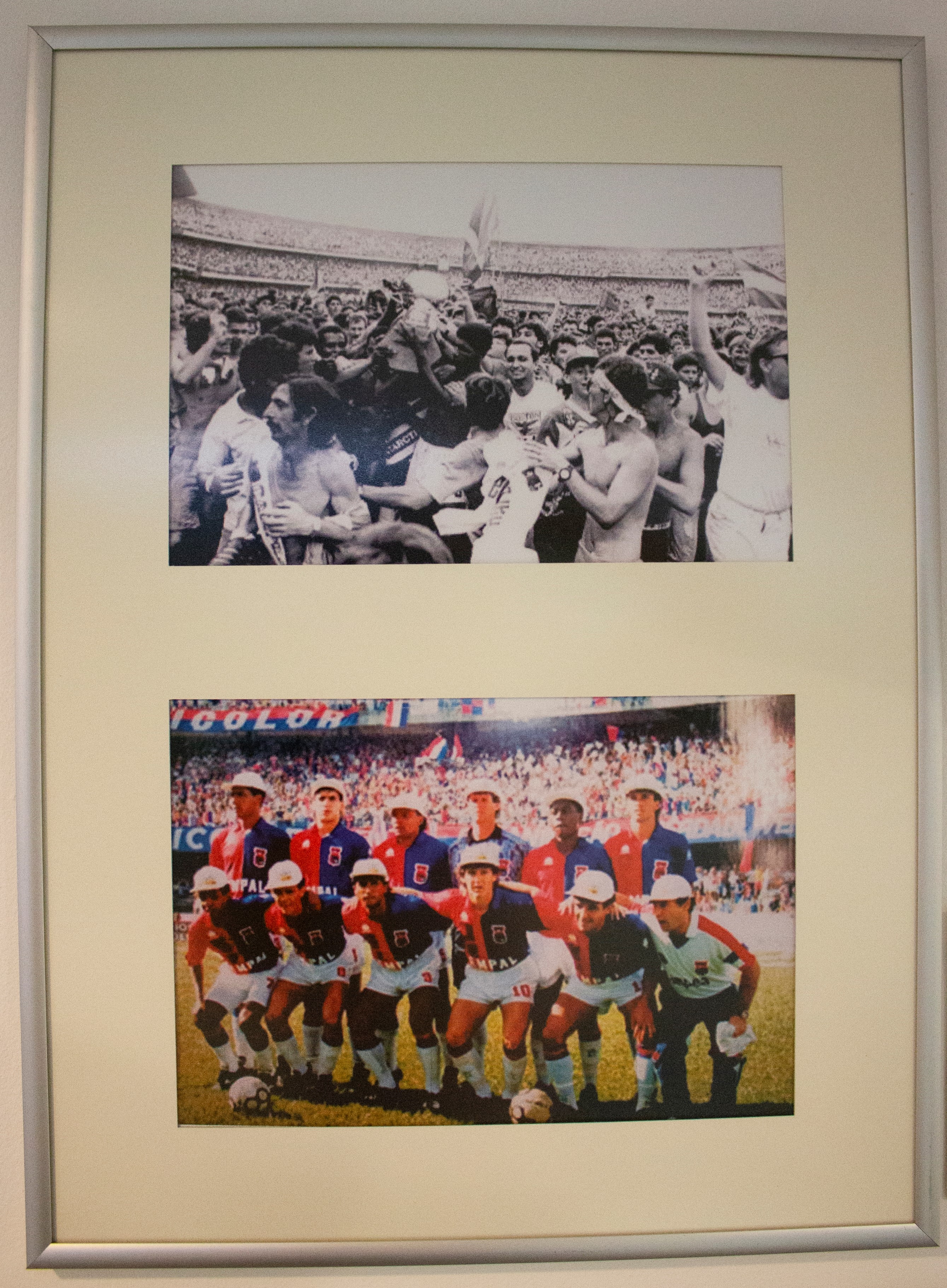 Castro - Entrega do troféu de campeão do Campeonato Paranaense em 8/12/1991; Jogo da final Paraná Clube 1x1 Coritiba.