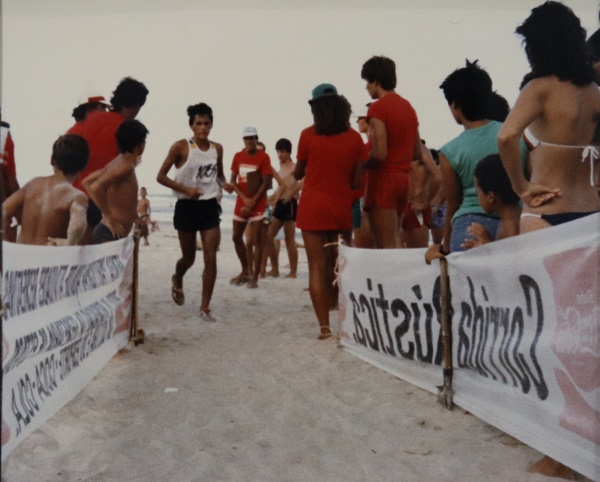 Travessia em Guaratuba, 1988.