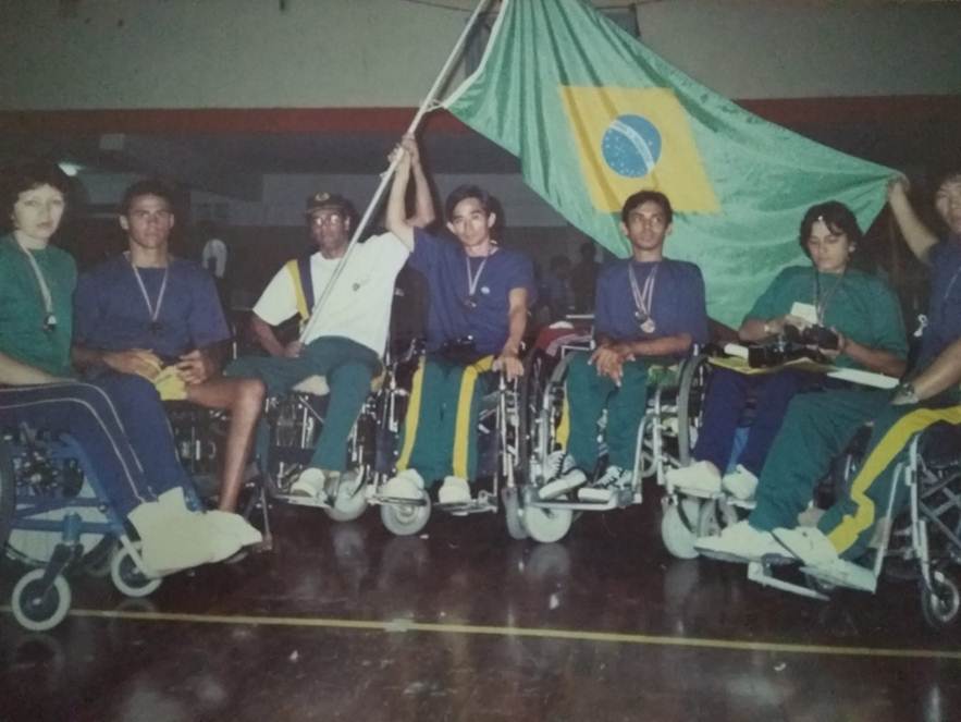 Jogos ParapanAmericanos, em Caracas (Venezuela), 1990.