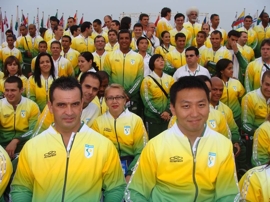 Paralímpiadas de Pequim (China), em 2008.