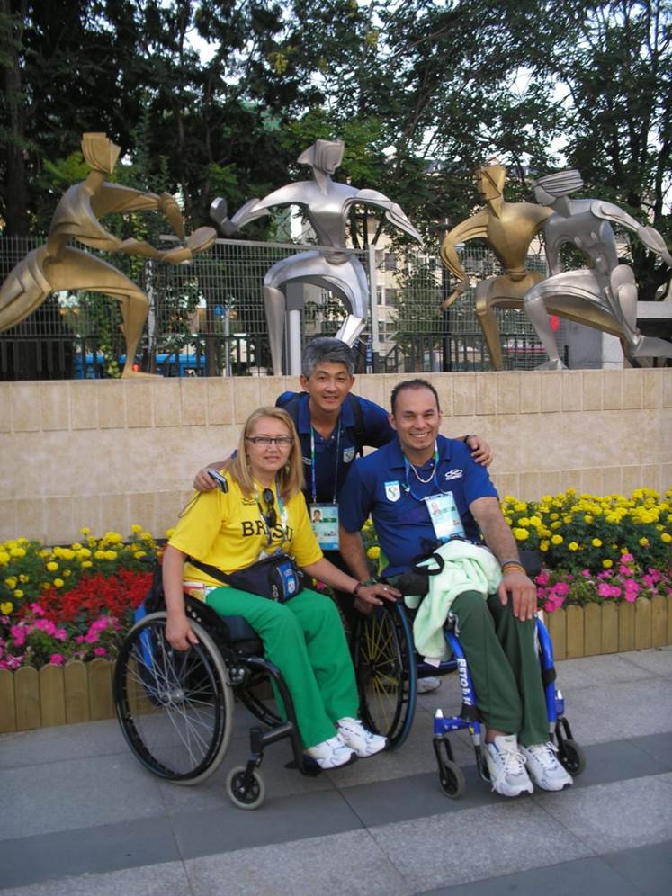Paralímpiadas de Pequim (China), em 2008.