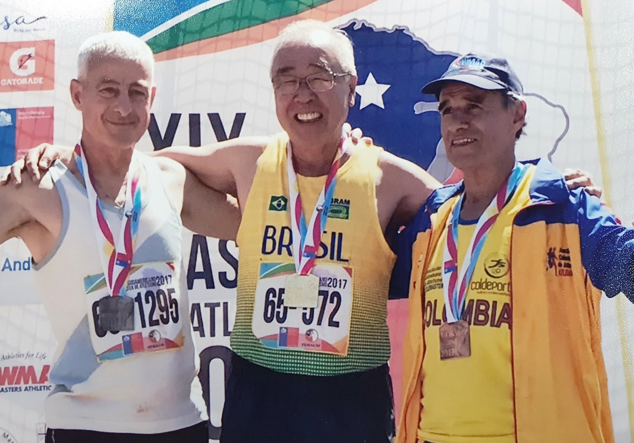 Ouro nos 200m no Campeonato Sul-americano em Santiago no Chile (2017)