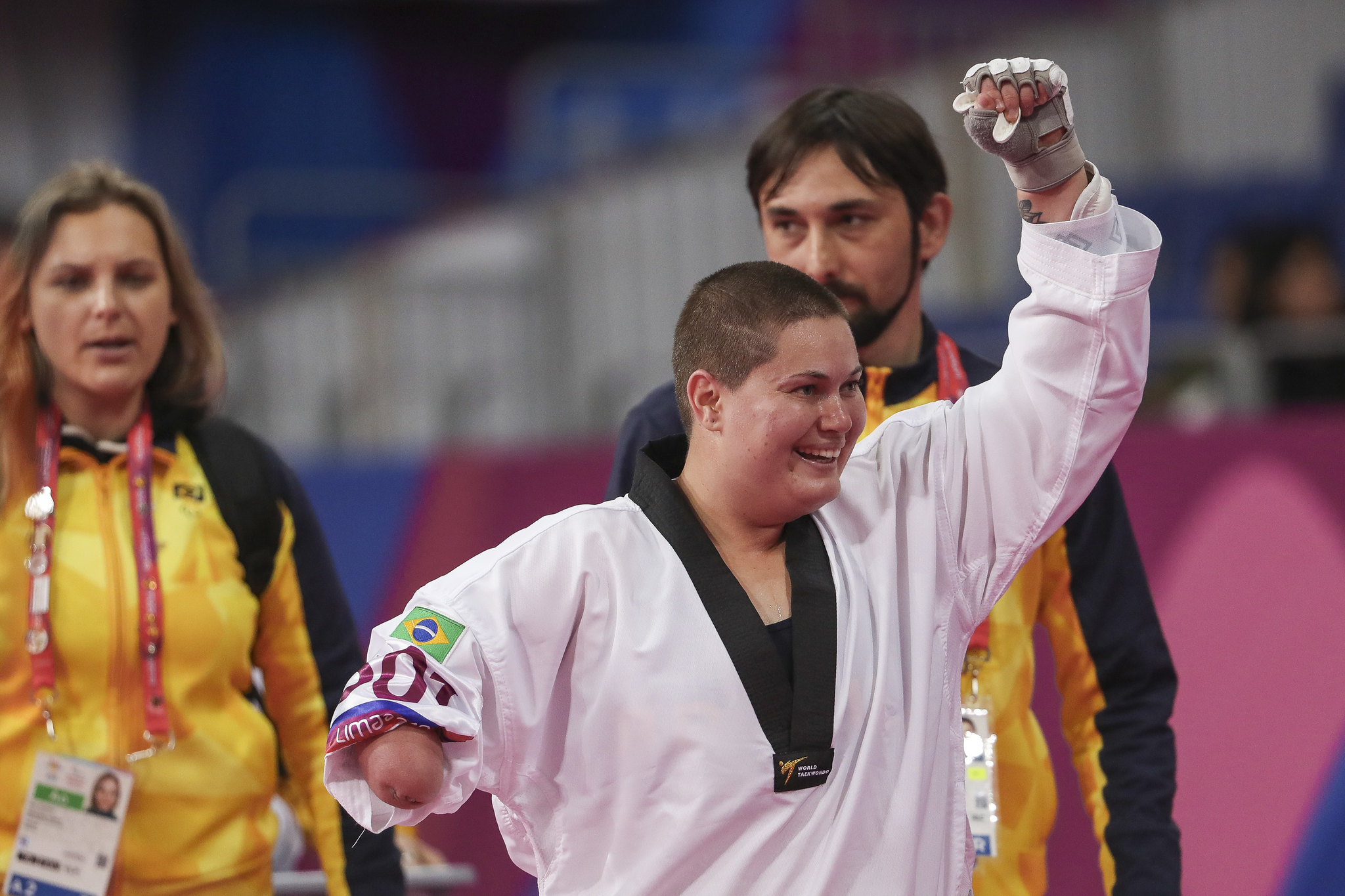 A atleta Debora Menezes, nos Jogos Parapanamericanos Lima 2019, em 31/08/2019