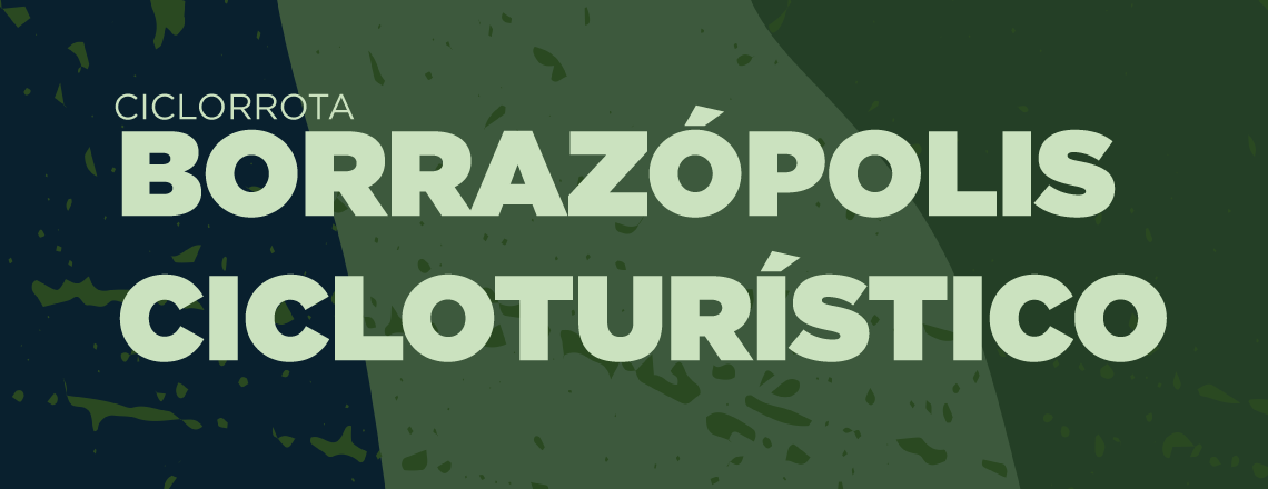 banner com os dizeres borrazópolis cicloturístico