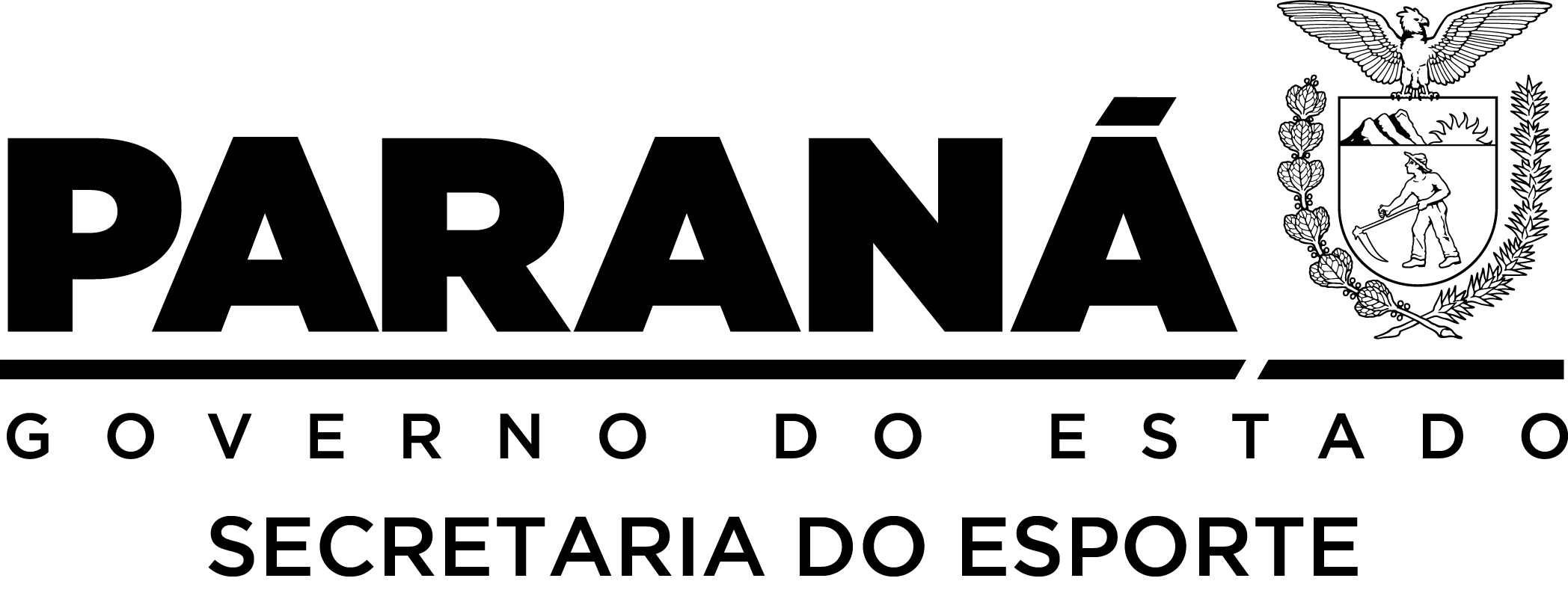 Logo secretaria horizontal preto