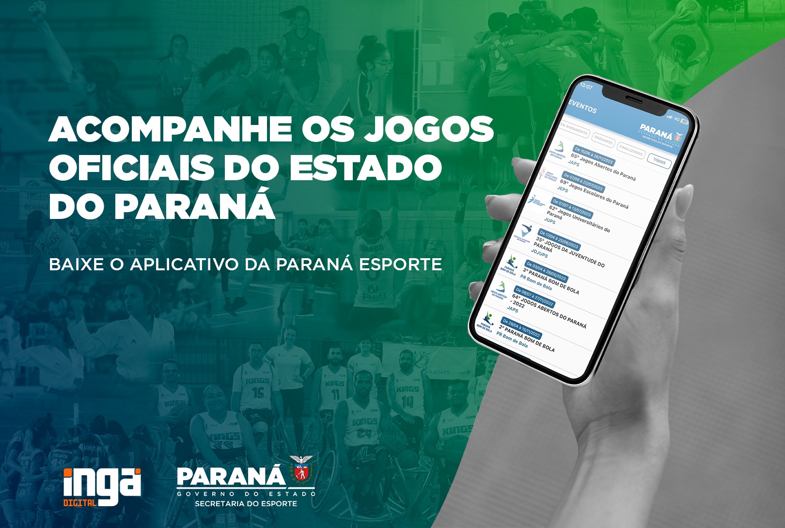 Governo lança aplicativo Paraná Esporte