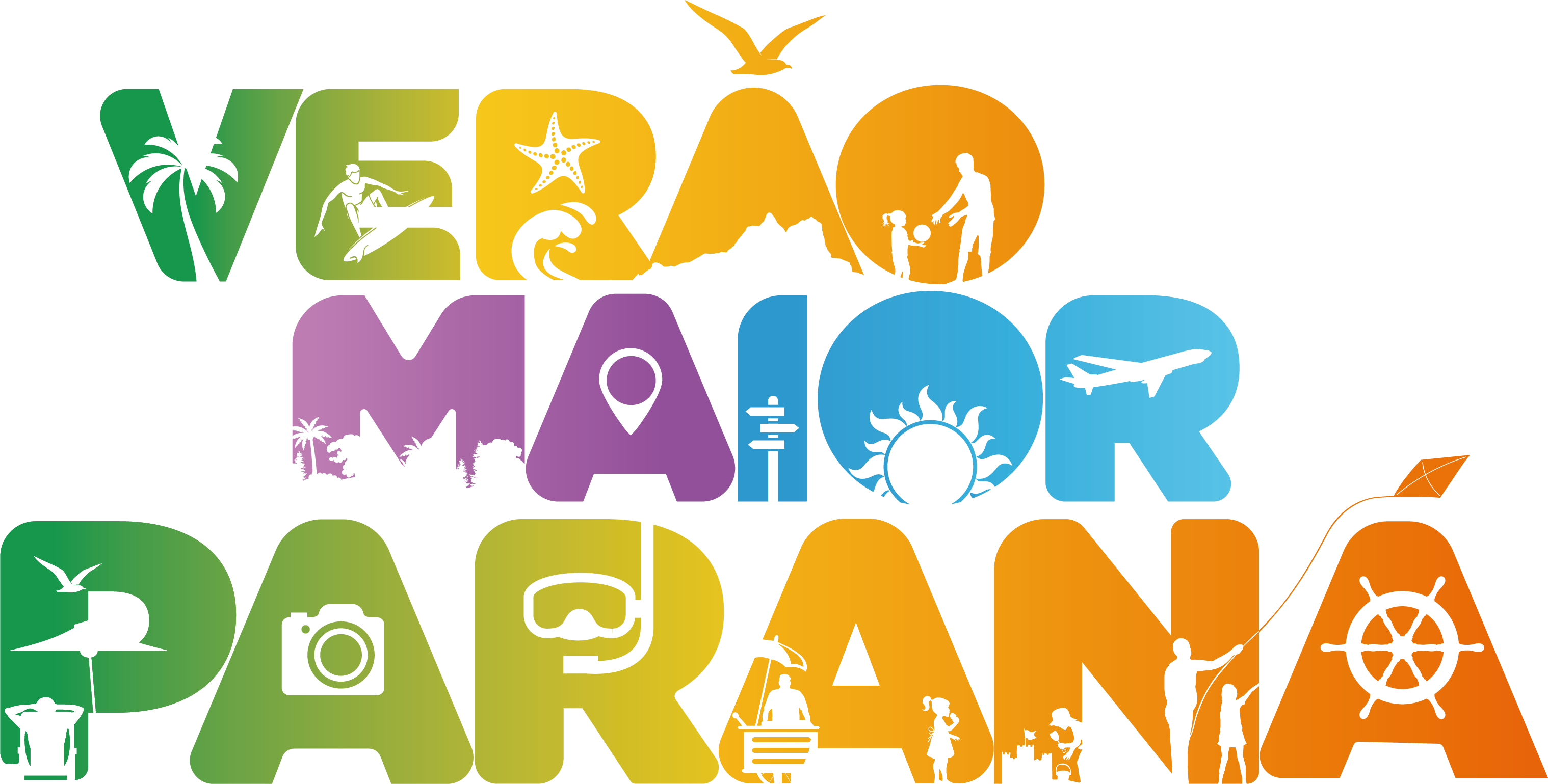 Logo Verão Maior Paraná 2023/2024