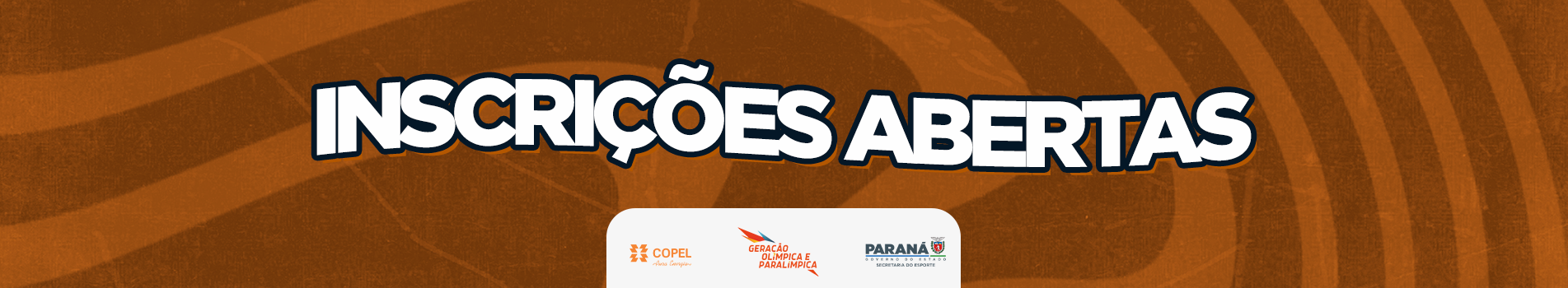 Inscrições Abertas