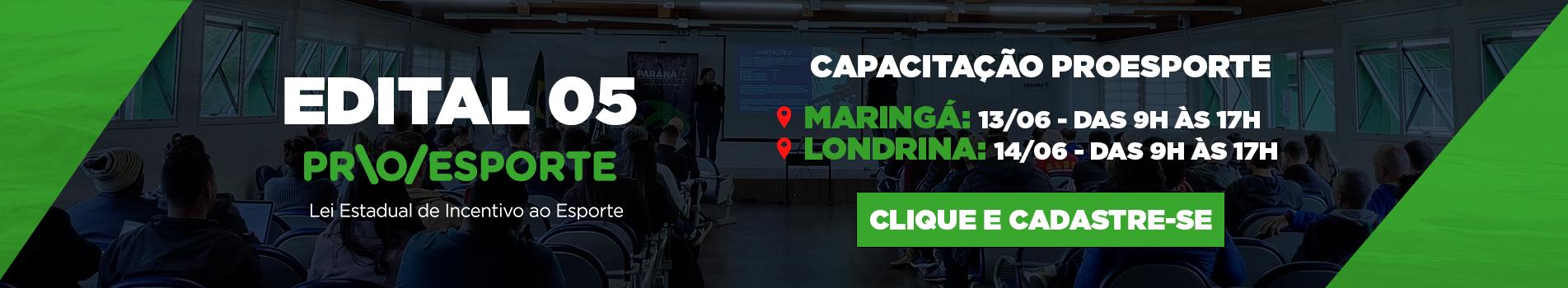 Capacitação do PROESPORTE em Londrina e Maringá
