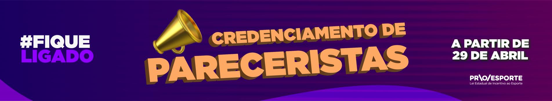 Aberto credeciamento de pareceristas
