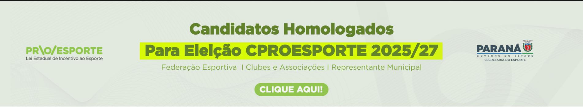 Candidatos Homologados