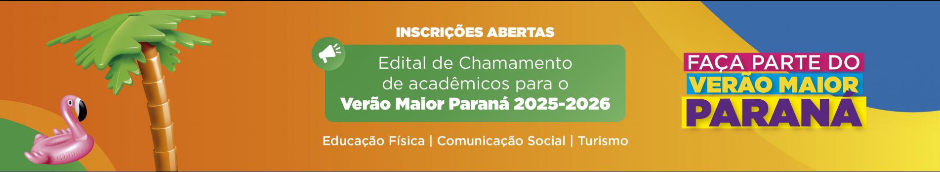 Inscrições Verão Maior Paraná