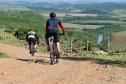 foto mostra ciclistas na ciclorrota de mandaguari