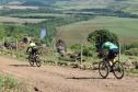 foto mostra ciclistas na ciclorrota de mandaguari