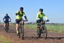 foto mostra ciclistas na ciclorrota de mandaguari