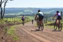 foto mostra ciclistas na ciclorrota de mandaguari