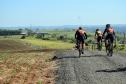 foto mostra ciclistas na ciclorrota de mandaguari