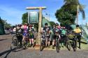 ciclistas pedalando na Rota Marialva I