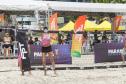 Matinhos, 11 de fevereiro de 2023 - Neste sábado a Arena Verão Maior em Caiobá recebeu o Torneio de Beach Tennis. Fotos: Roberto Dziura Jr/AEN