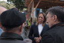 Na última sexta-feira (12), Flávia Arantes do Nascimento, filha de Pelé, visitou as obras de construção das pistas de skate anexas ao Ginásio do Tarumã