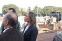 Filha de Pelé visita complexo esportivo do Governo do Estado, em Curitiba