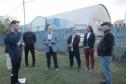Filha de Pelé visita complexo esportivo do Governo do Estado, em Curitiba
