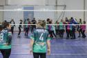 A convite do Secretário de Esporte, Helio Wirbiski, a primeira dama, Luciana Saito Massa, participou da abertura dos Jogos da Integração da Idoso.