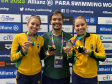 Gêmeas da natação paranaense: Débora e Beatriz Carneiro fazem dobradinha em Mundial Paralímpico