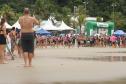A 1ª etapa do Circuito Paranaense de Águas Abertas movimentou o mar e as areias da Praia Central de Guaratuba