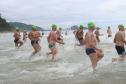 A 1ª etapa do Circuito Paranaense de Águas Abertas movimentou o mar e as areias da Praia Central de Guaratuba