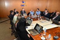 Reunião ordinária no Conselho Regional de Contabilidade do Paraná (CRC-PR)