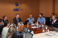 Reunião ordinária no Conselho Regional de Contabilidade do Paraná (CRC-PR)