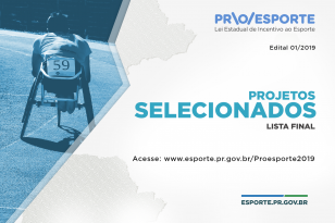 PROESPORTE divulga lista com os projetos finais selecionados 