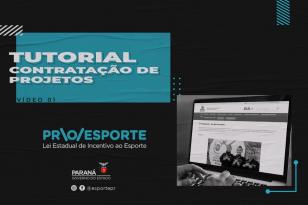 TUTORIAL PROESPORTE: contratação para os proponentes do Edital 2019 