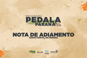 Pedala Paraná - Adiamento Pontal
