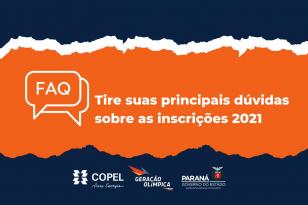 Tire suas principais dúvidas sobre as inscrições 2021 no FAQ