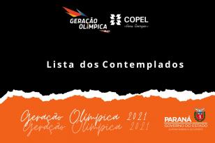 Lista dos selecionados