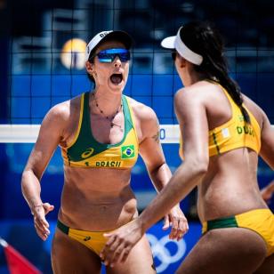 Ágatha e Duda se classificam para oitavas de finais