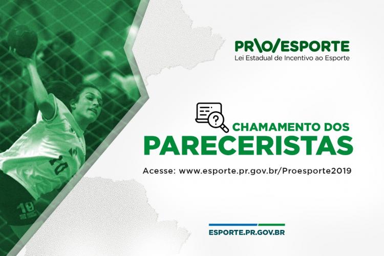 Chamamente dos pareceristas 2020