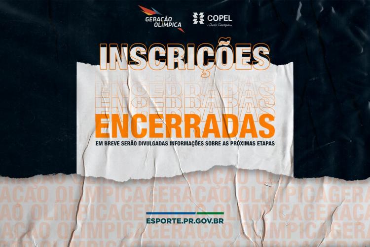 Geração Olímpica 2020 - Inscrições encerradas