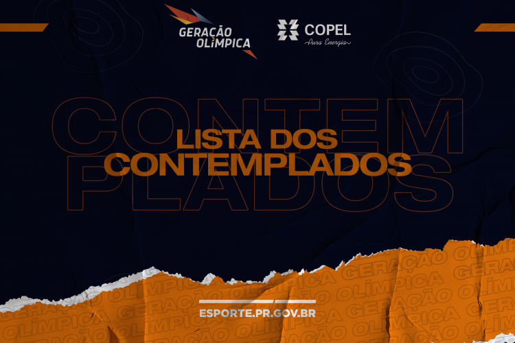 Lista dos contemplados - Geração Olímpica 2020