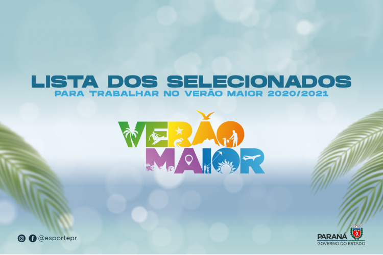 Lista dos profissionais selecionados