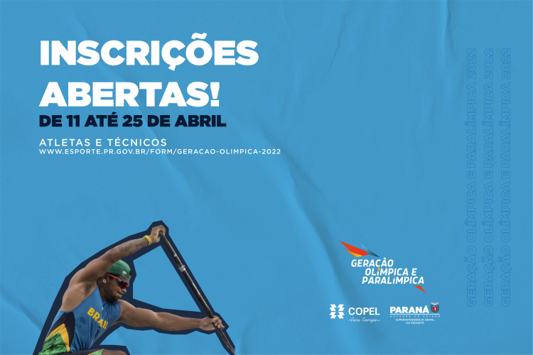 Materia Inscrições Geração Olímpica e Paralímpica
