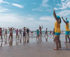 aula na beira da praia